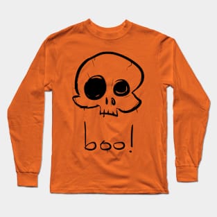 Inktober 18 - 30 Boo Long Sleeve T-Shirt